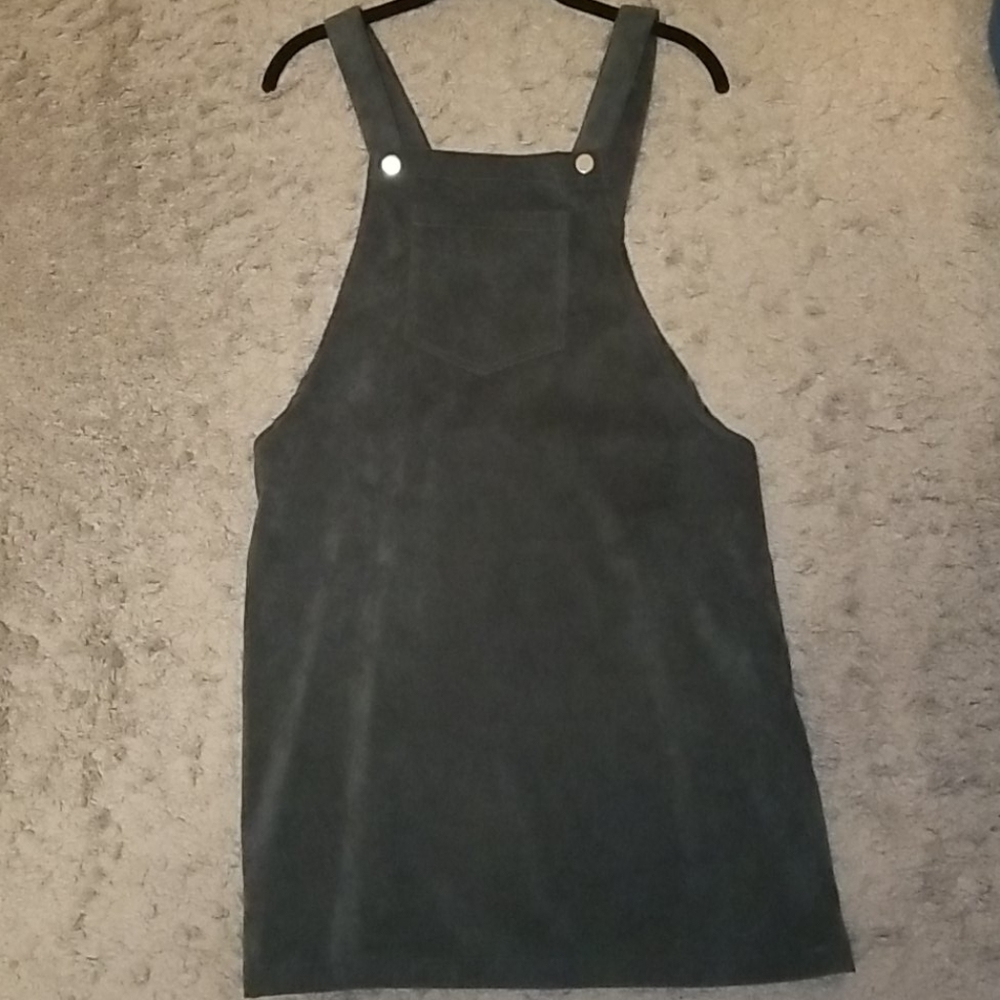 Corduroy Overall Dress